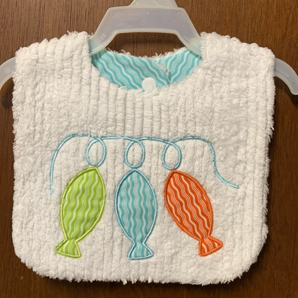 Embroidered Baby Bib